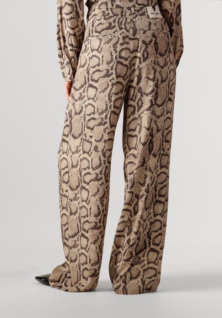 Sand ALIX THE LABEL Hose LADIES WOVEN SNAKE TWILL PANTS - large