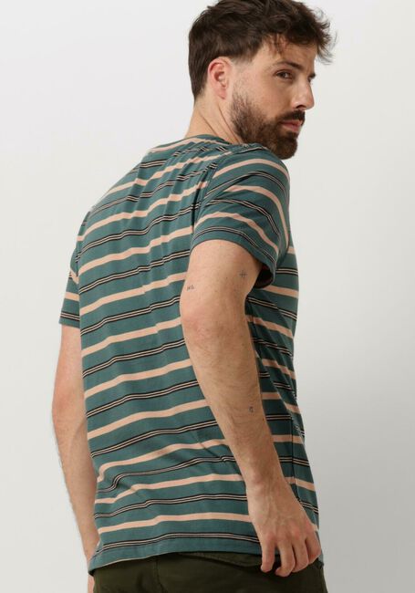 Grüne PME LEGEND T-shirt SHORT SLEEVE R-NECK YD STRIPE JERSEY - large