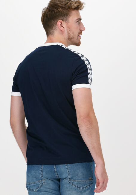 Dunkelblau FRED PERRY T-shirt TAPED RINGER T-SHIRT - large