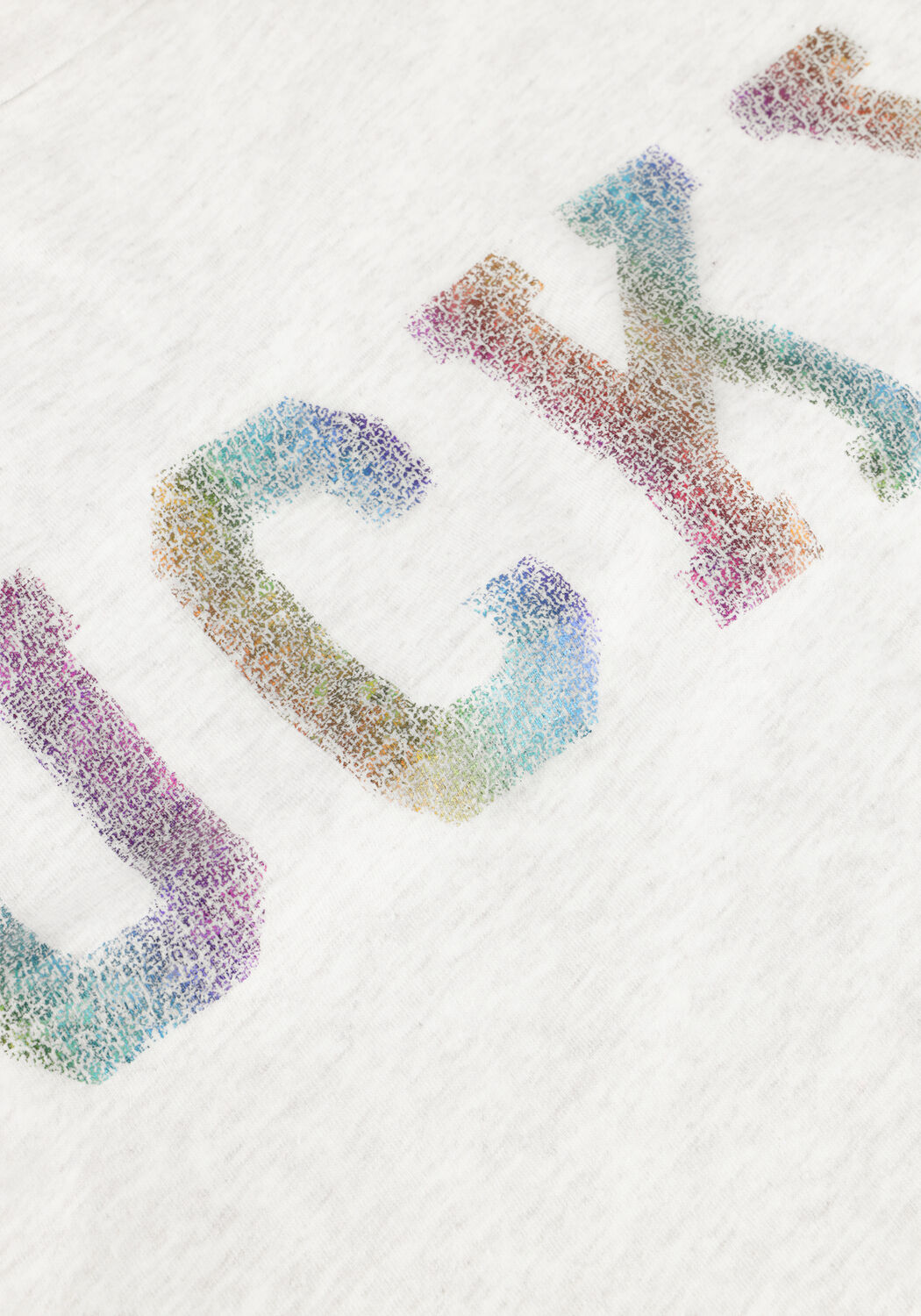 Hellgrau BY-BAR T-shirt THELMA LUCKY RAINBOW TOP - large