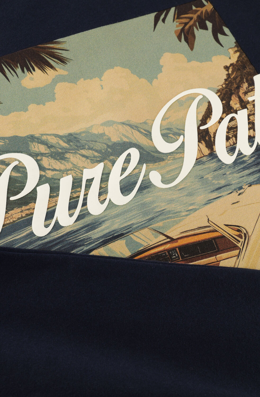 Dunkelblau PURE PATH T-shirt RIVA VIEW T-SHIRT - large