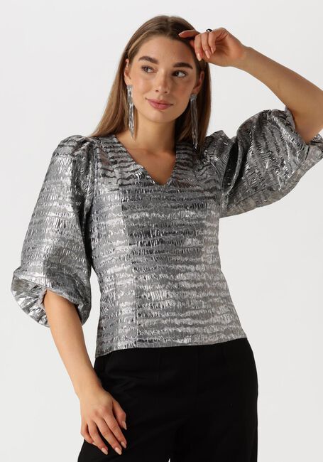 Graue MINUS Blusen MSMELBI V-NECK BLOUSE - large