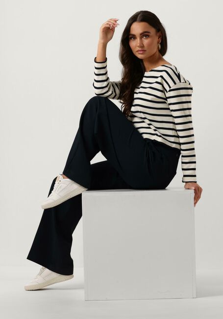 Blaue CO'COUTURE Tops & T-shirts CLASSIC STRIPE CROPPED SWEAT - large