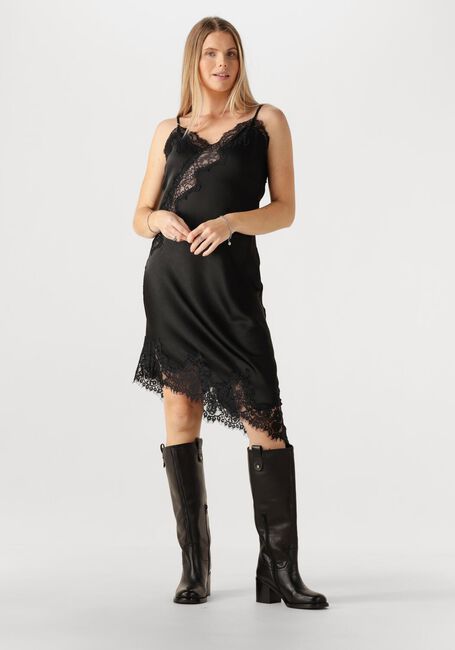Schwarze NEO NOIR Midikleid SORELLE LACE DRESS - large