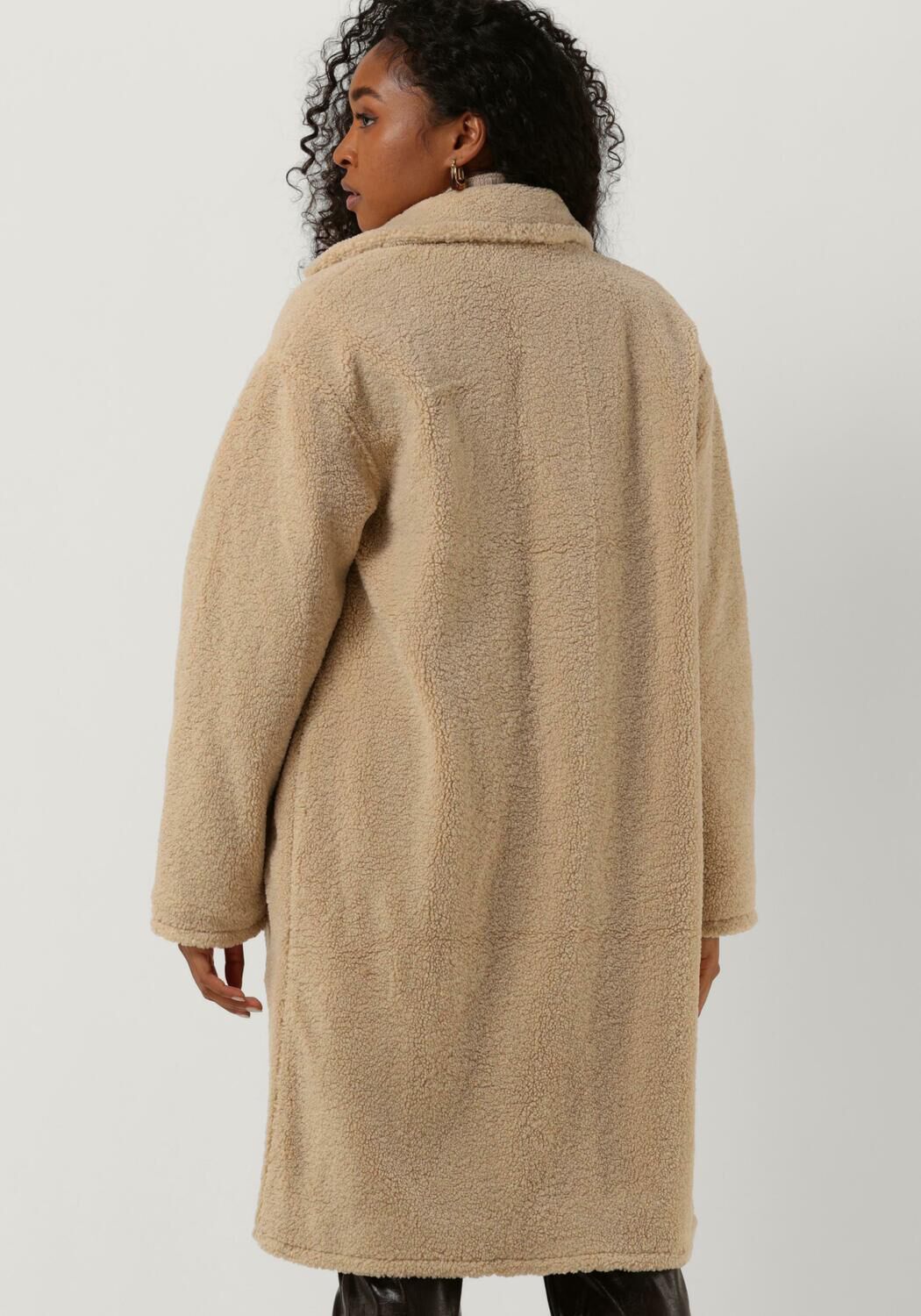 Ecru SELECTED FEMME Teddy Jacke LANA TEDDY COAT B Omoda