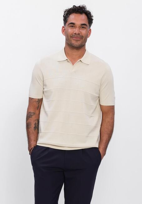 Ecru BLUE INDUSTRY Polo-Shirt POLO - large