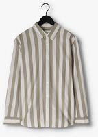 Olive SELECTED HOMME Casual-Oberhemd SLHREGREDSTER SHIRT STRIPE LS W