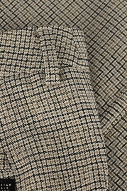 Beige INDIAN BLUE JEANS Schlaghose WIDE PANTS SMALL CHECK - large