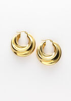 Goldfarbig NOTRE-V Ohrringe OORBELLEN GOUD - medium