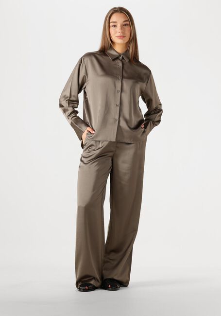 Taupe WITHBLACK Hose WBLMILAN SATEEN WIDE PANT - large