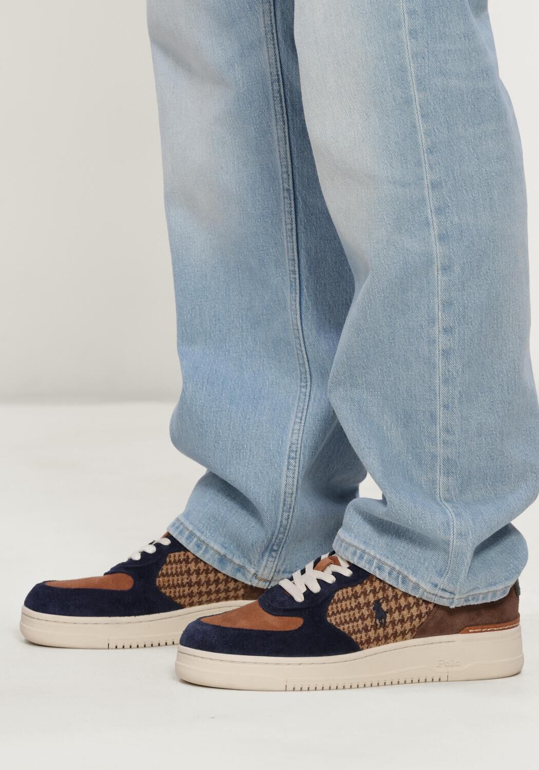 Braune POLO RALPH LAUREN Sneaker Low MASTERCOURT - large