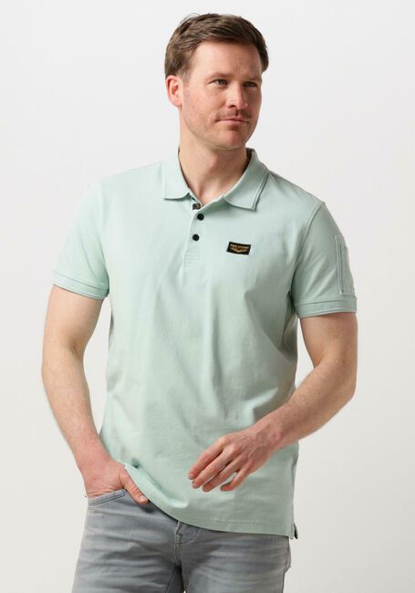 Blaue PME LEGEND Polo-Shirt SHORT SLEEVE POLO TRACKWAY - large