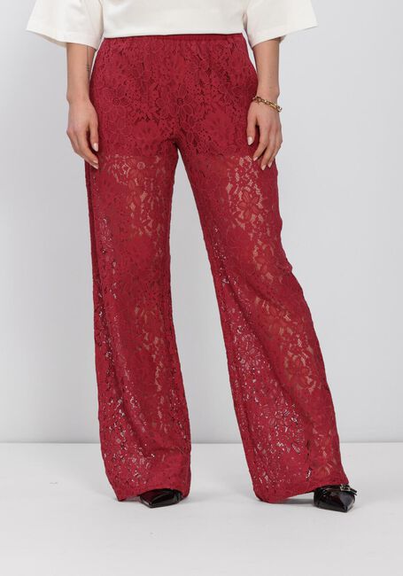 Rote CATWALK JUNKIE Hosen PULL ON LACE TROUSERS - large