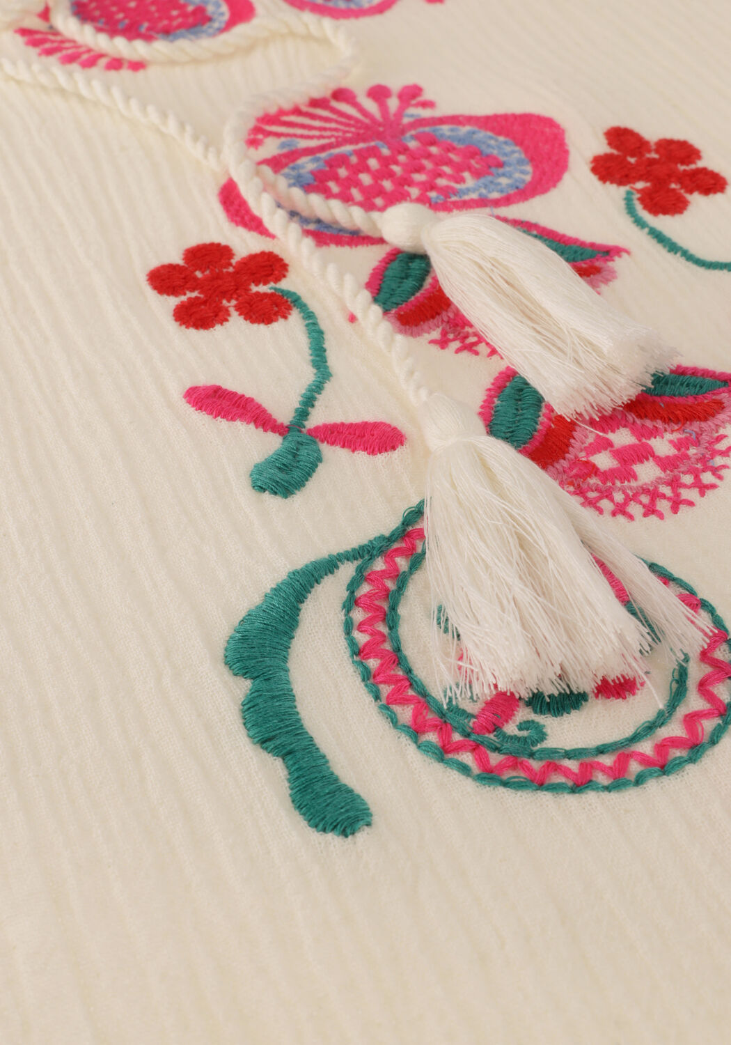 Creme ANTIK BATIK Minikleid MAGOO DRESS - large