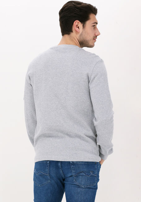 Graue CALVIN KLEIN Sweatshirt BADGE WAFFLE LS TEE - large