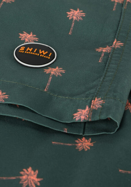 Dunkelgrün SHIWI Badehosen SWIM SHORTS SHIWI SCRATCH PALM - large