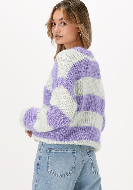 Lila SELECTED FEMME Pullover SLFSCARLETT LS KNIT O-NECK B - large