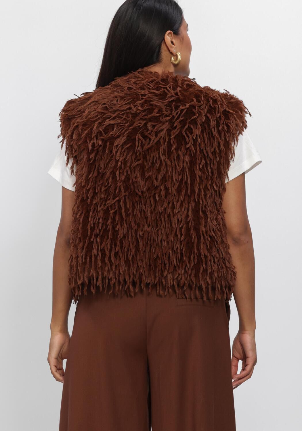 Braune NUKUS Gilet MILA GILET FEATHER - large