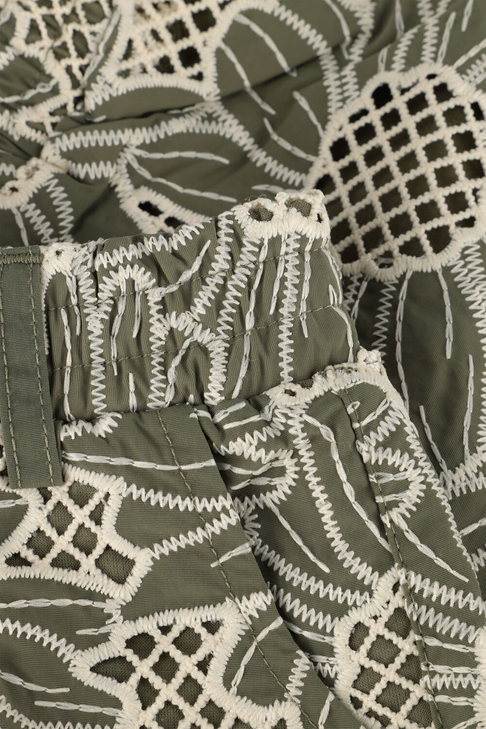 Gr&uuml;ne LIKE FLO Kurze Hose FLORIEN HIGT WAIST SHORT - large