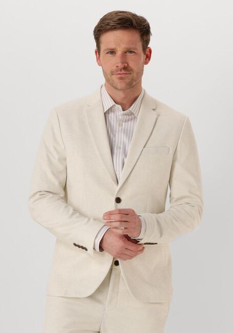 Beige SELECTED HOMME Sakkos SLHSLIMAITOR JERSEY STRUC BLZ FLEX NOOS - large