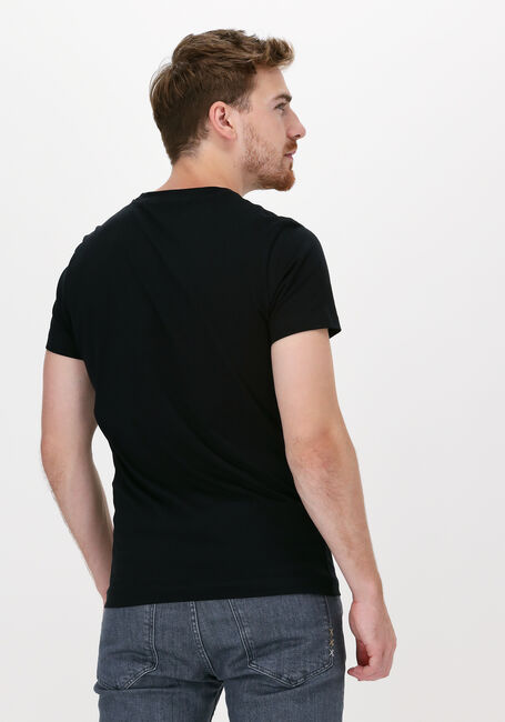 Schwarze CALVIN KLEIN T-shirt ICONIC MONOGRAM SS SLIM TEE - large