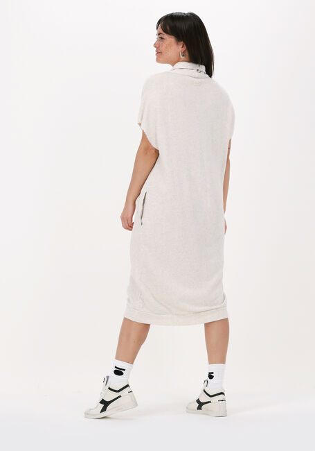 Weiße 10DAYS Midikleid SHAWL COLLAR SWEAT DRESS - large