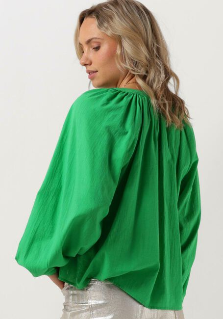 Grüne SCOTCH & SODA Blusen BALLOON SLEEVE TOP - large