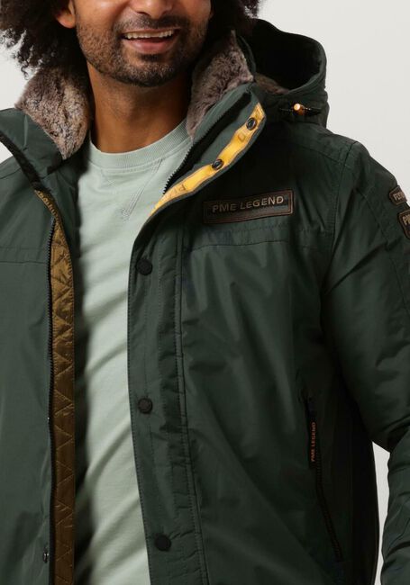 Gr&uuml;ne PME LEGEND Jack BOMBER JACKET ICE STRIPER 4.0 DEWSTER - large
