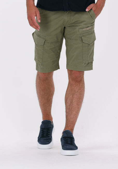 Grüne PME LEGEND Kurze Hose NORDROP CARGO SHORTS STRETCH TWILL - large