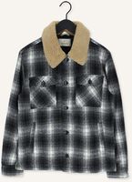 Graue DSTREZZED Jack CARPENTER JACKET WOOL CHECK Graue DSTREZZED Jack CARPENTER JACKET WOOL CHECK - medium