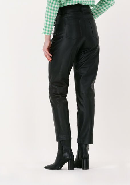Schwarze CO'COUTURE Hose PHOEBE ZORA LEATHER PANT - large
