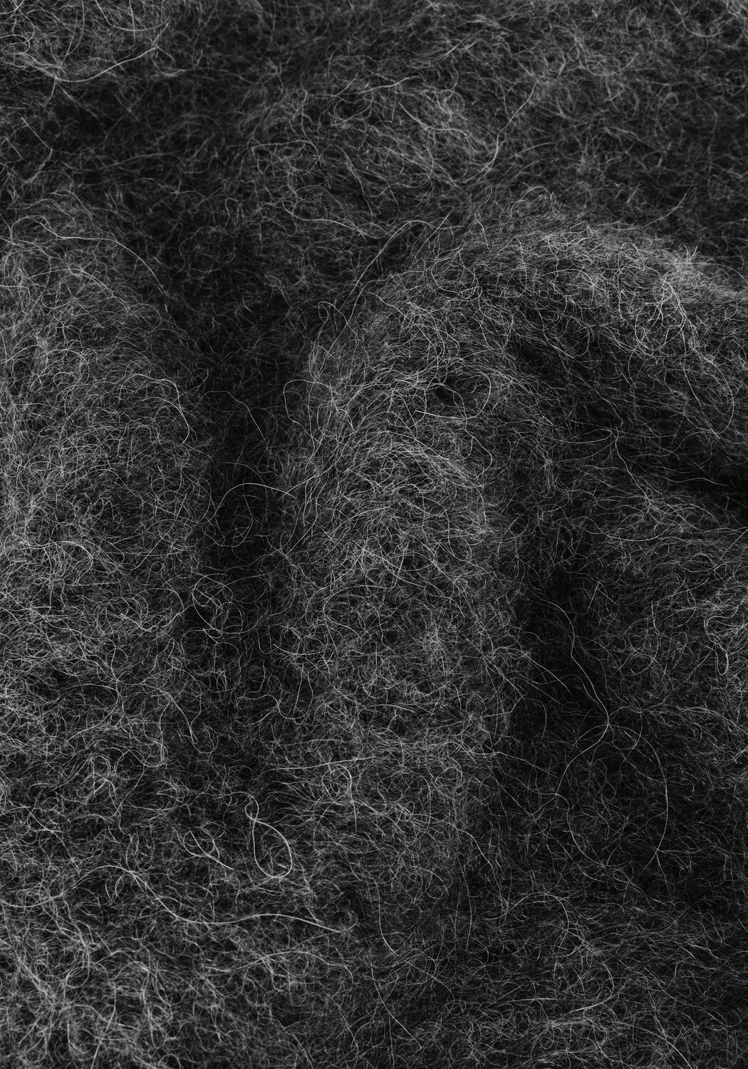 Graue GESTUZ Pullover SABIGZ SHORT PULLOVER - large