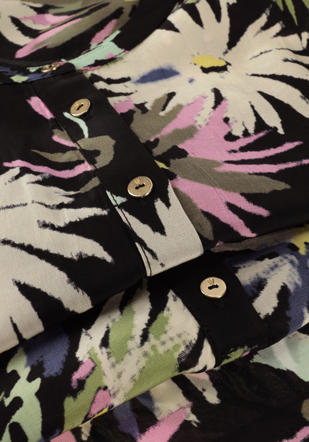 Schwarze SCOTCH & SODA Blusen ELBOW SLEEVE EASY POPOVER - large