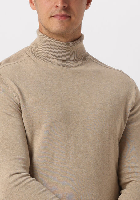 Beige SELECTED HOMME Rollkragenpullover SLHBERG ROLL NECK B - large