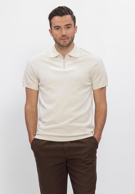 Ecru DSTREZZED Polo-Shirt PETTAR POLO - large