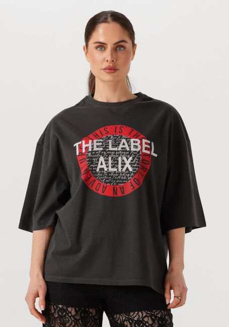 Schwarze ALIX THE LABEL T-shirt LADIES KNITTED ALIX TSHIRT - large