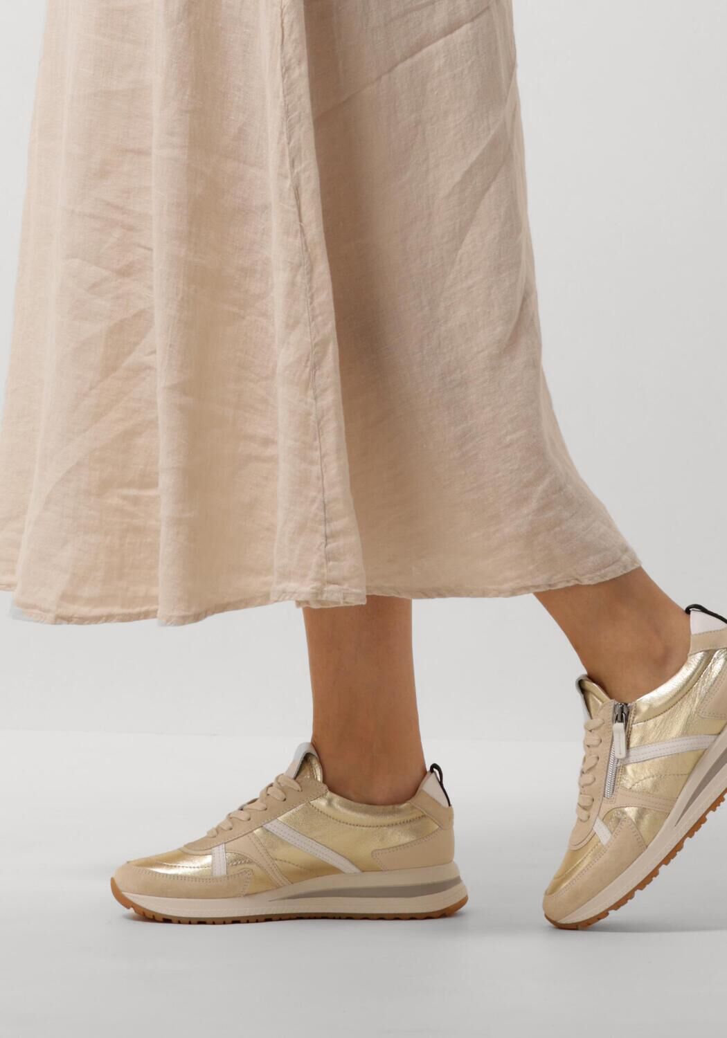 Goldfarbene PIEDI NUDI Sneaker Low GRAPPA - large