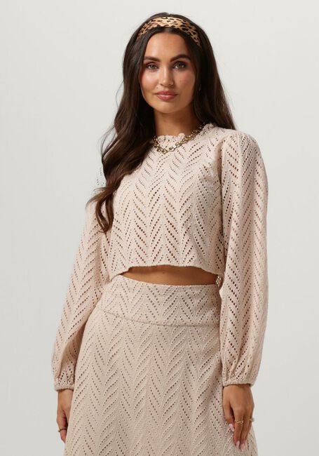 Beige NEO NOIR Blusen RIVOLI WAVE BLOUSE - large
