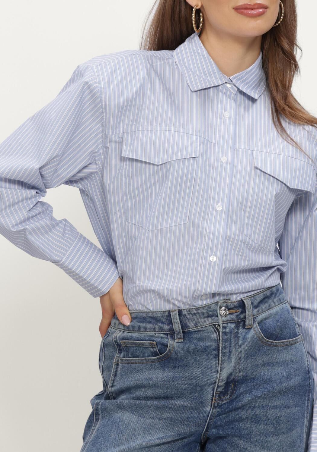 Hellblau NOTRE-V Blusen NV-INGRID - large
