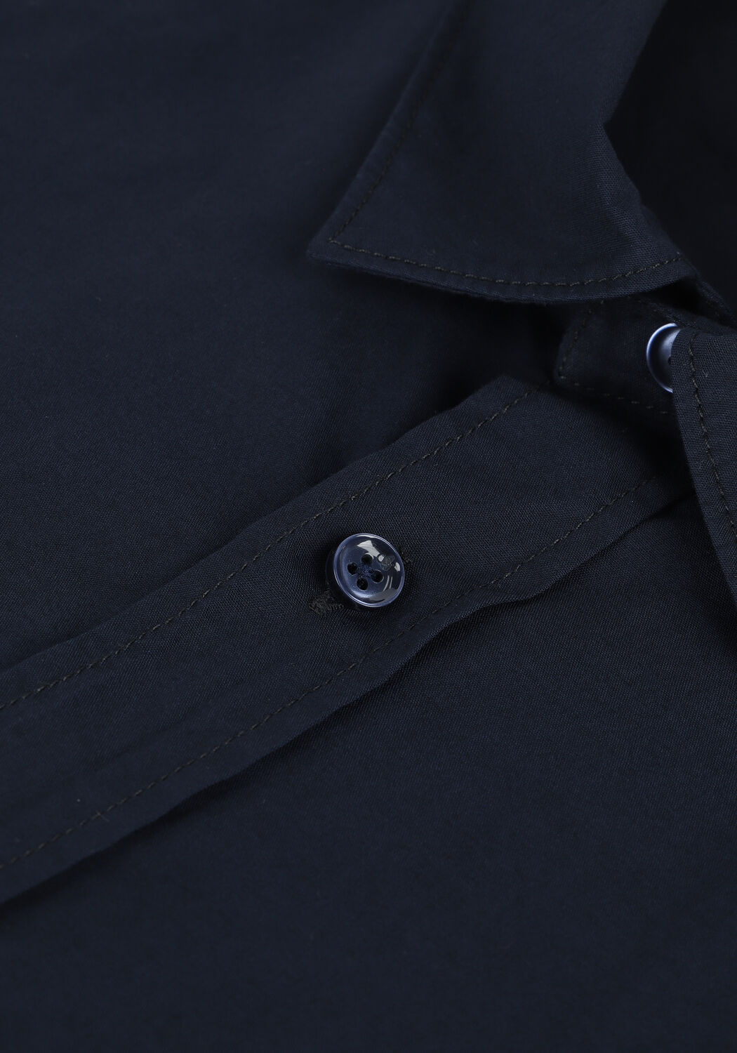 Dunkelblau SCOTCH & SODA Casual-Oberhemd SOLID SLIM FIT SHIRT - large