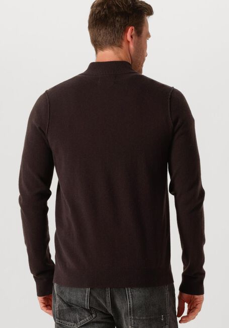 Braune BUTCHER OF BLUE Pullover CLIFDEN HALFZIP - large