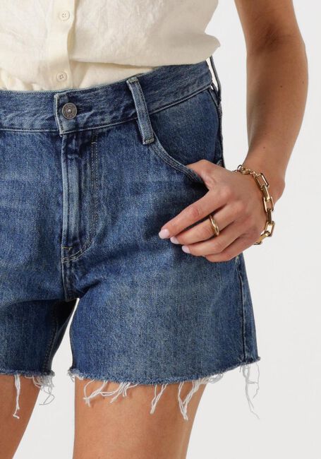 Blaue G-STAR RAW Kurze Hosen JUDEE SHORT RAW EDGE WMN - large