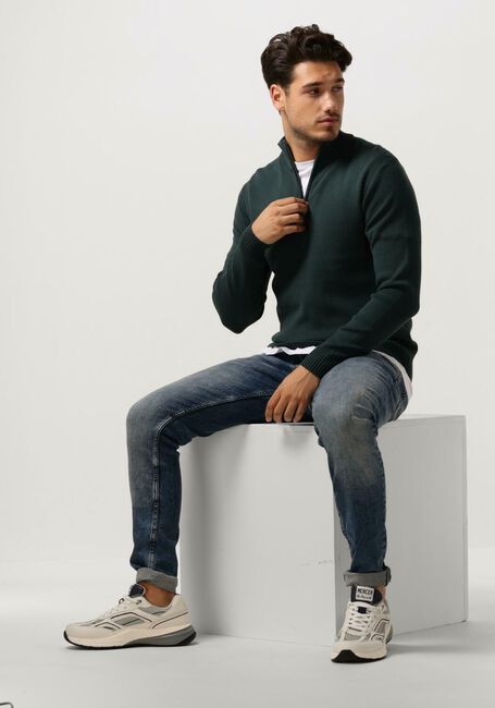 Gr&uuml;ne DSTREZZED Pullover FELL SKIPPER - large