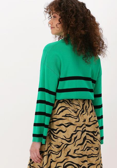 Grüne NEO NOIR Pullover ENA STRIPE KNIT BLOUSE - large