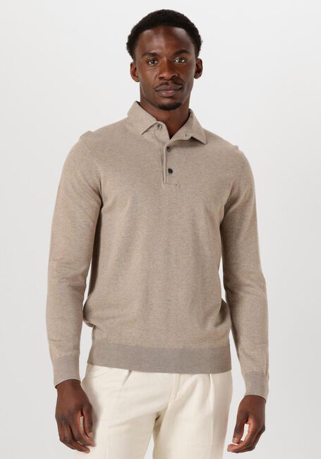 Beige PROFUOMO Pullover POLO ONEPIECE LUXURY BASIC - large