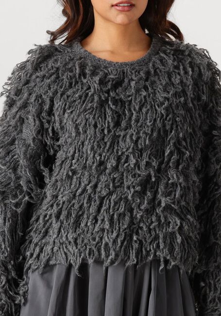 Dunkelgrau EDITED Pullover BO ALPACA WOOL JUMPER (GRS) - large