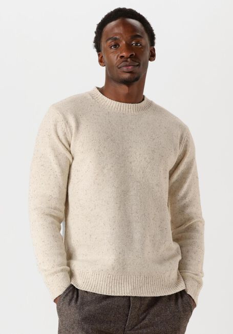 Beige SELECTED HOMME Pullover SLHNEIL LS KNIT NEPS CREW NECK - large