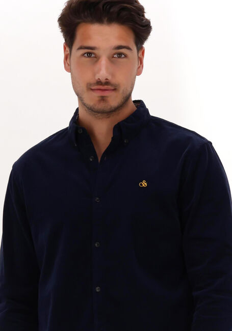 Dunkelblau SCOTCH & SODA Casual-Oberhemd SLIM-FIT FINE CORDUROY SHIRT - large
