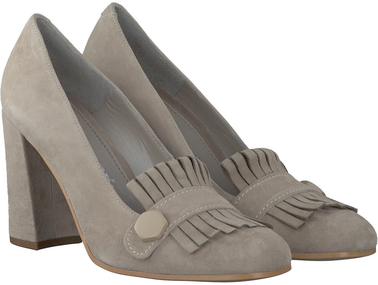 pumps taupe spitz