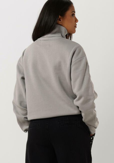Graue CALVIN KLEIN Pullover LOGO TAPE SLEEVES ROLL NECK - large